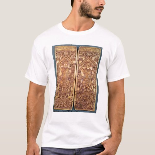 Consular diptych Anastasius  carved T_Shirt