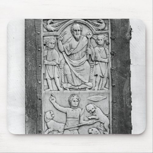 Consular diptych of Aetius left hand panel Mouse Pad