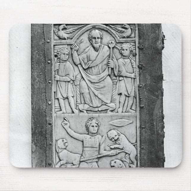 Consular diptych of Aetius, left hand panel Mouse Pad (Front)