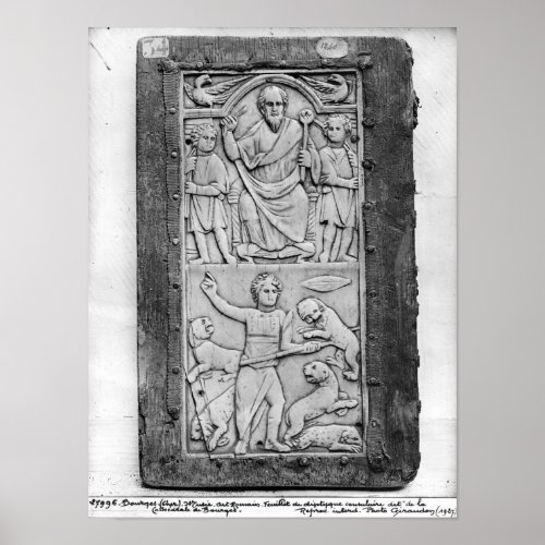 Consular diptych of Aetius left hand panel Poster