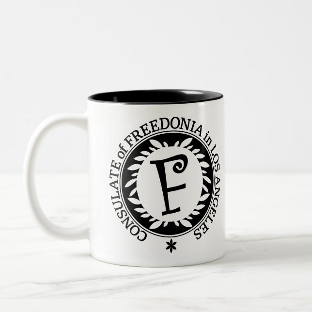 Consulate of Freedonia mug (Left)