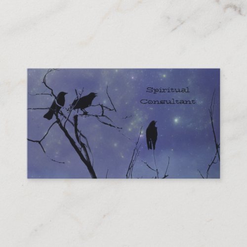 Consult A Spiritualist Business Card