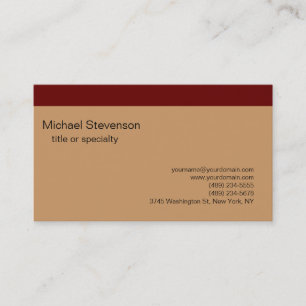 Consultant Business Card