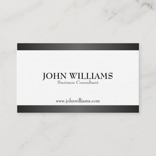 Customizable Consultant - Business Cards