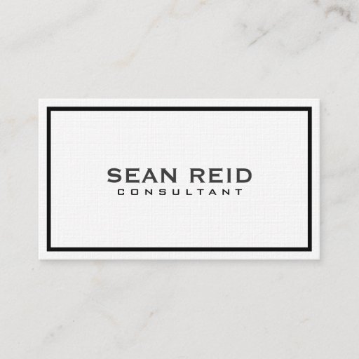 Customizable Consultant - Business Cards