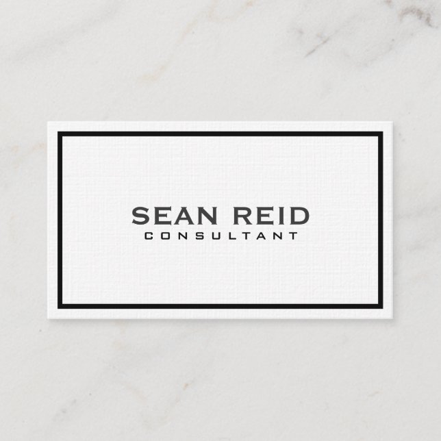 Consultant - Business Cards (Front)