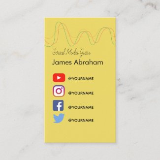 Consultant - Good Vibration - Business Card