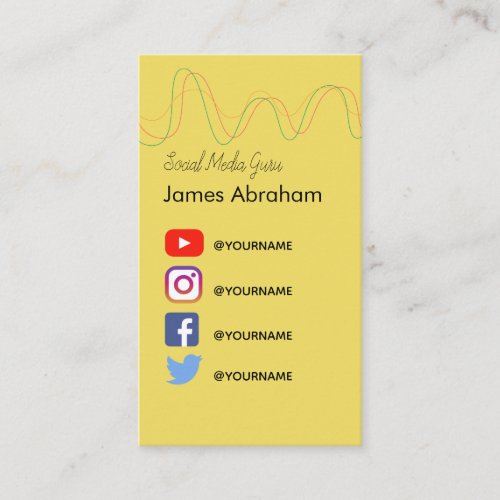 Consultant _ Good Vibration _ Business Card