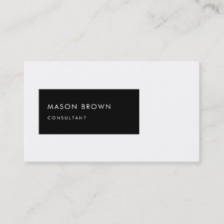 Consultant Profi Modern Black Rectangle