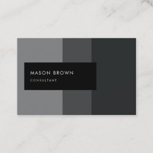 Consultant Profi Modern Gray Gradient Pattern Business Card