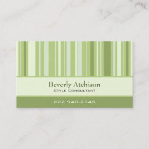 Consultant Stripes Business Card