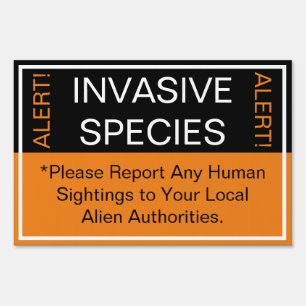 Contact Alien Authorities Sign