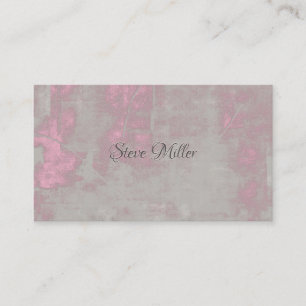 Contact Me artistic stylish pink gray Nr42 Business Card