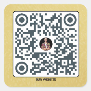 Contactless Menu QR Code Sticker - Personalized