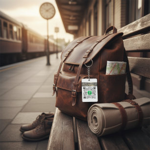 Contactless Transactions Made Easy - QR Code  Keychain