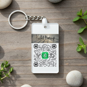 Contactless Transactions Made Easy - QR Code  Keychain