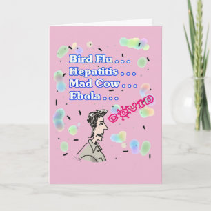 Contagion greeting card