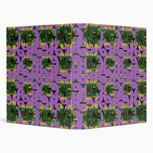 Contained Sky Flame Pinwheels 3 Ring Binder