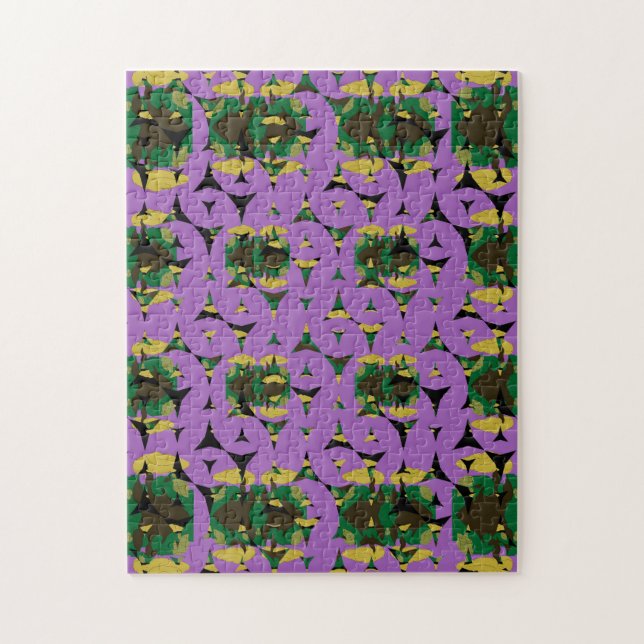 Contained Sky Flame Pinwheels Jigsaw Puzzle (Vertical)