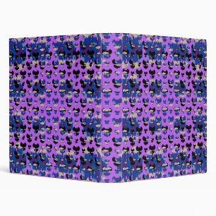 Contained Sky Flame Tulip 3 Ring Binder