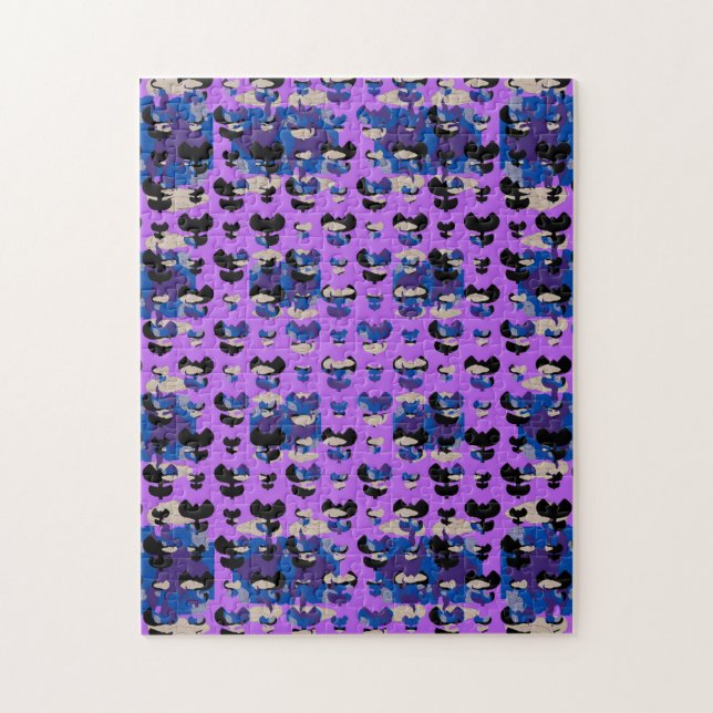 Contained Sky Flame Tulips Jigsaw Puzzle (Vertical)