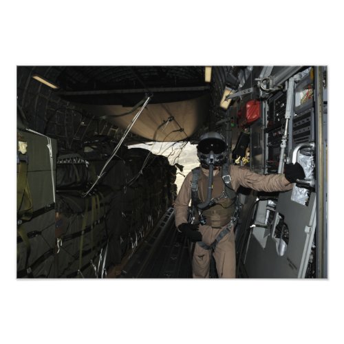 Container Delivery System bundles exit a C_17 Photo Print