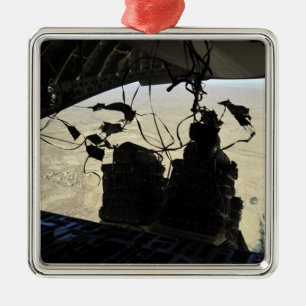 Container Delivery System bundles exit Metal Ornament