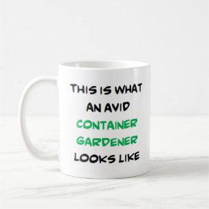 container gardener, awesome coffee mug