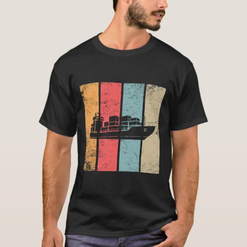 Container Ship Captain Seaman Sailor Mariner Seafa T_Shirt