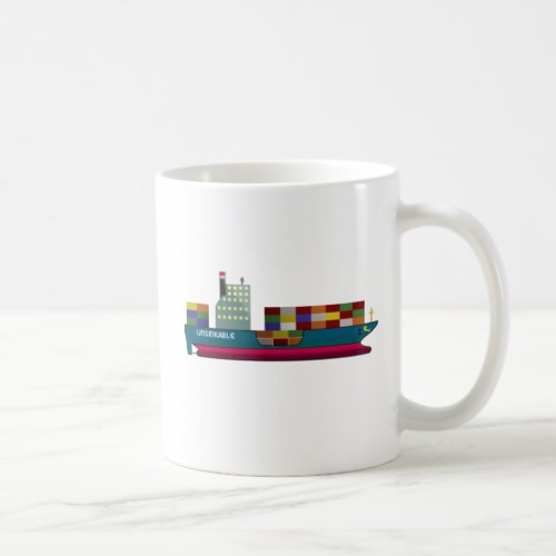 Container Ship Coffee Mug