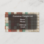 Container Shipping And Freight Business Card at Zazzle