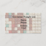 Container Shipping And Freight Business Card at Zazzle