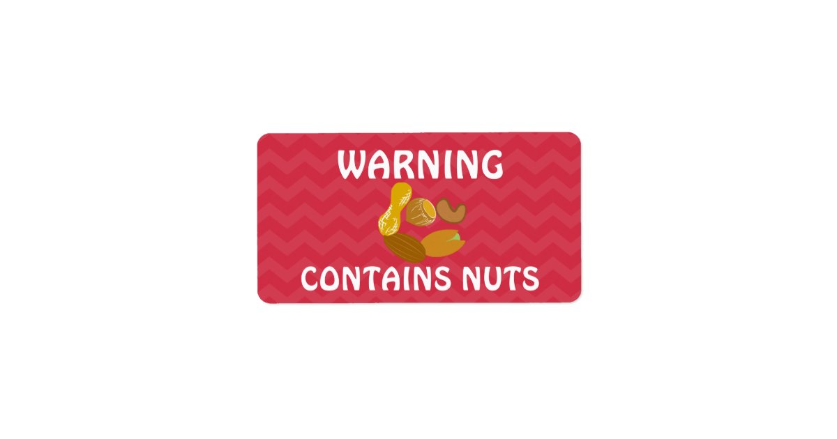 Nut allergy warning labels