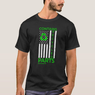 Contains Recycled Parts Organ Transplant Kidney Li T-Shirt
