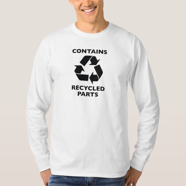 Contains Recycled Parts T-Shirt (Front)