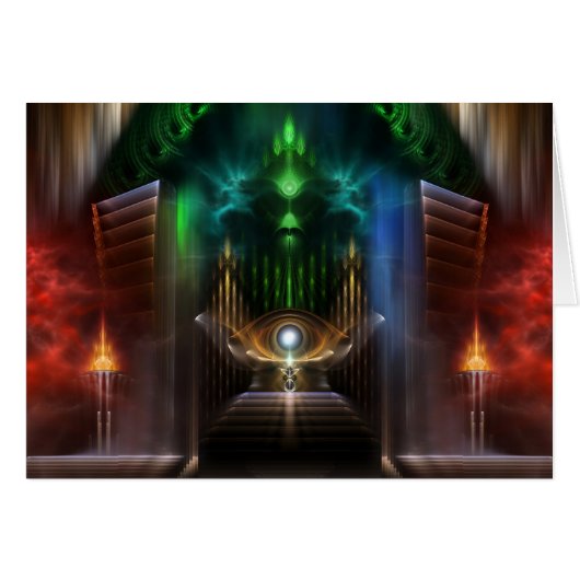 Contemplating Oz Fractal Art (Front Horizontal)