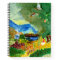 Contemplating paradise spiral notebook