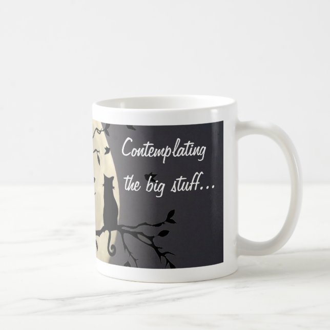 'Contemplating The Big Stuff' - INFJ Coffee Mug (Right)