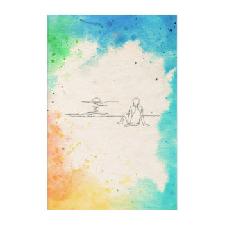 Contemplation at Sunset Acrylic Print