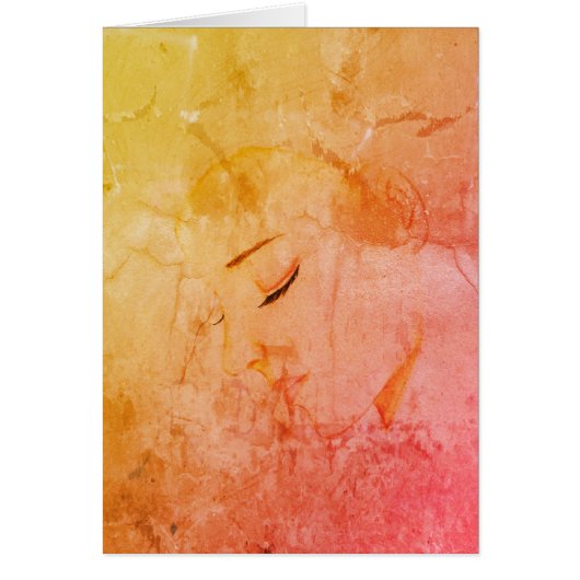 Contemplation by Farida Greenfield Cards (Front)