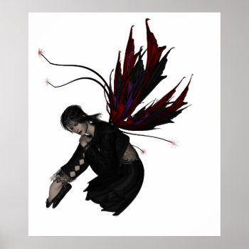 Contemplation Faery Poster by KRWDesigns at Zazzle