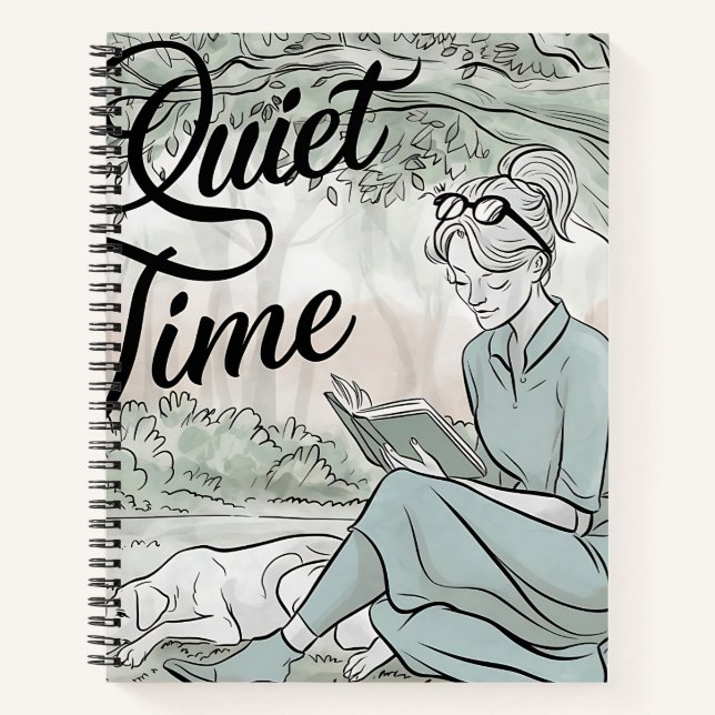 Contemplation in Text Notebook (Front)