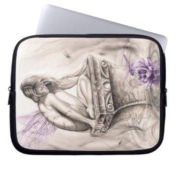 Contemplation Laptop Sleeve by MichelleTracey at Zazzle