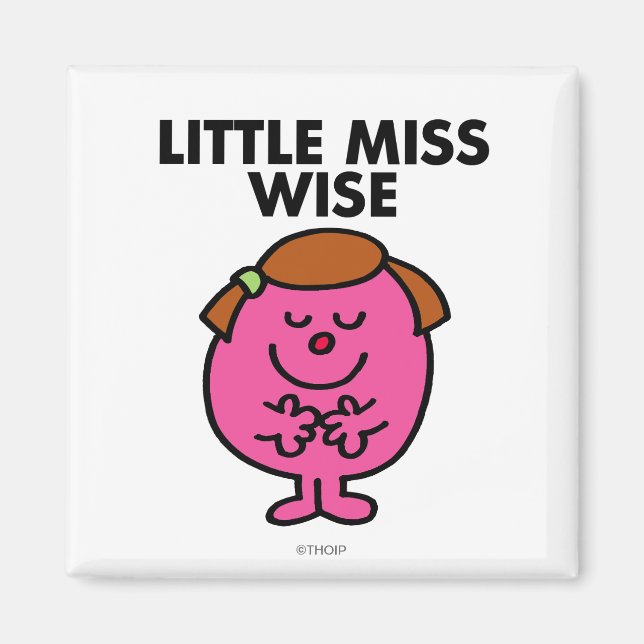 Contemplative Little Miss Wise Magnet (Front)