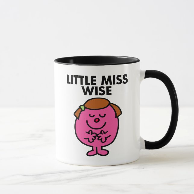 Contemplative Little Miss Wise Mug (Right)