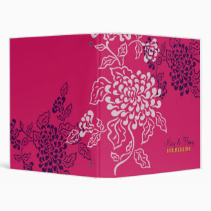 Contempo Floral (Pink / Purple) 3 Ring Binder