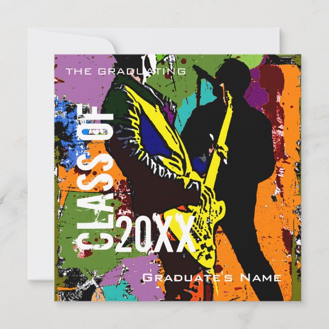 Contempo Graduation Invitation (Front)