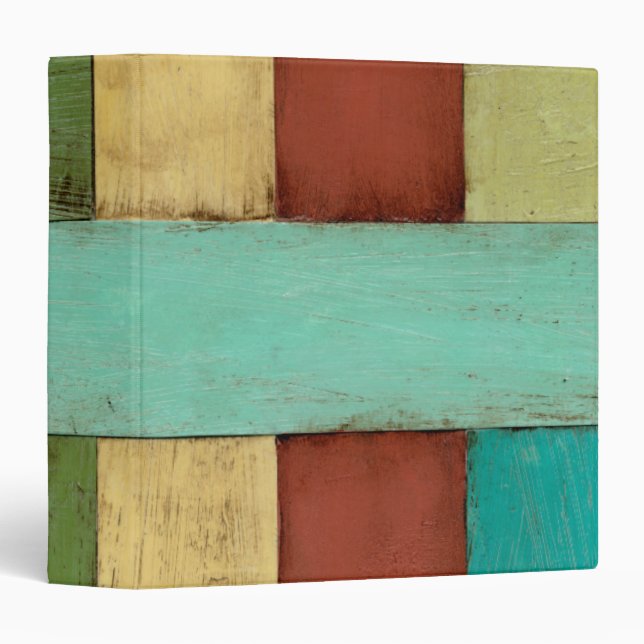 Contempoary Coastal Multicolored Painting Binder (Front/Spine)