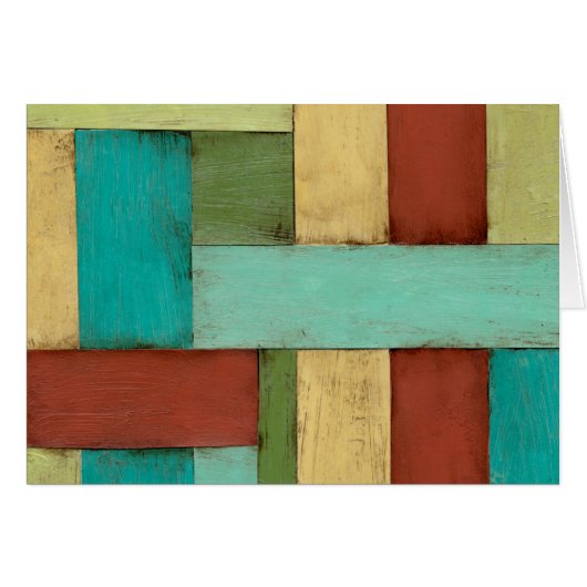 Contempoary Coastal Multicolored Painting Cards (Front Horizontal)