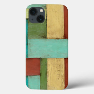 Contempoary Coastal Multicolored Painting iPhone 13 Case